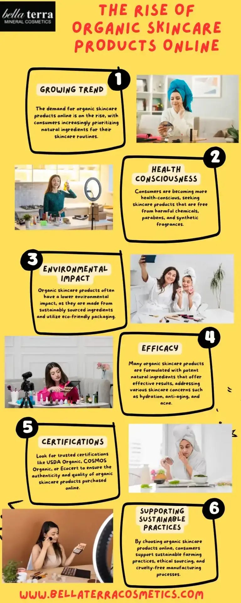 The Rise of Organic Skincare Products Online - Bella Terra Cosmetics 