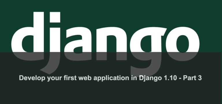 Develop your first web application in Django 1.10 — Part 3 | by Adnan ...