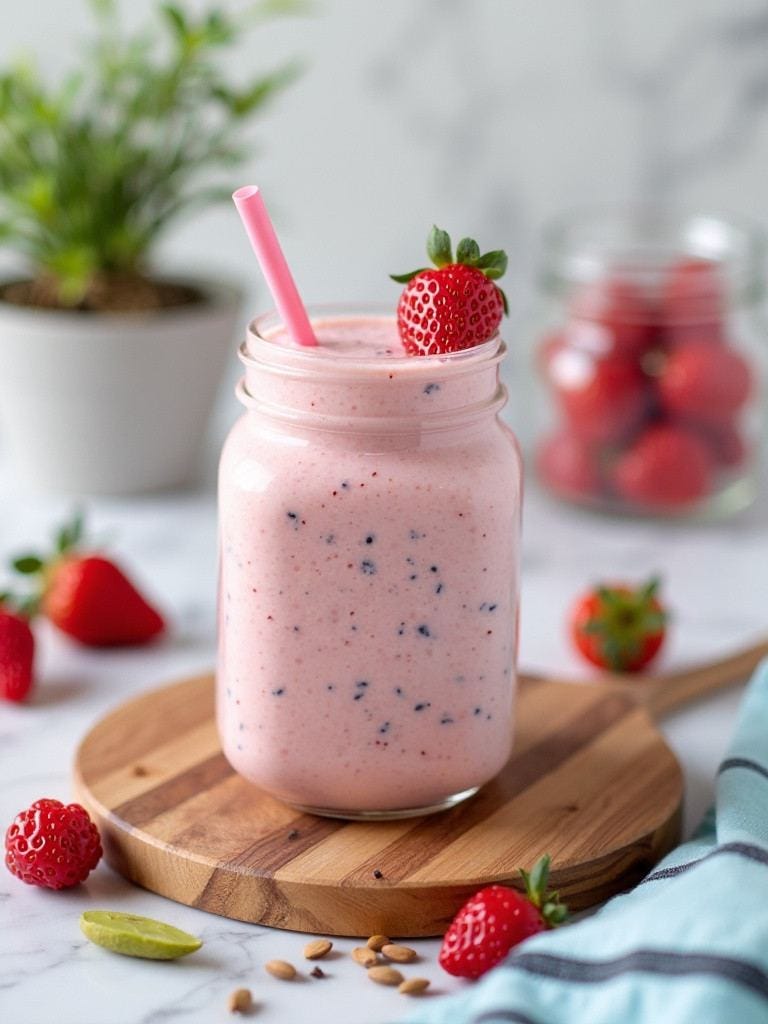 El Arte de Preparar el Perfecto Té de Fresa con Leche