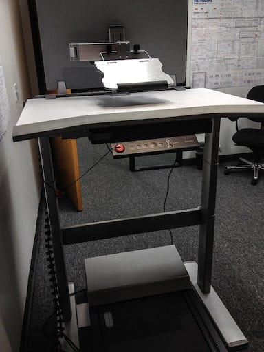 Walkstation treadmill 2025 desk