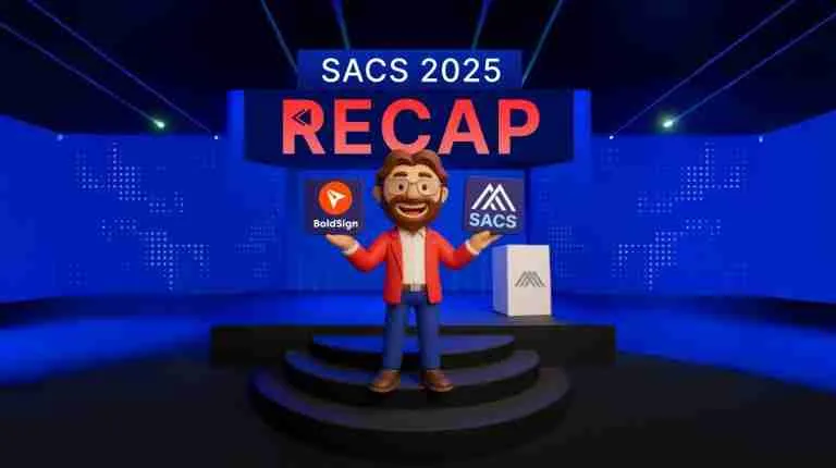 BoldSign team at the SACS 2025 User Conference: Strengthening Partnerships