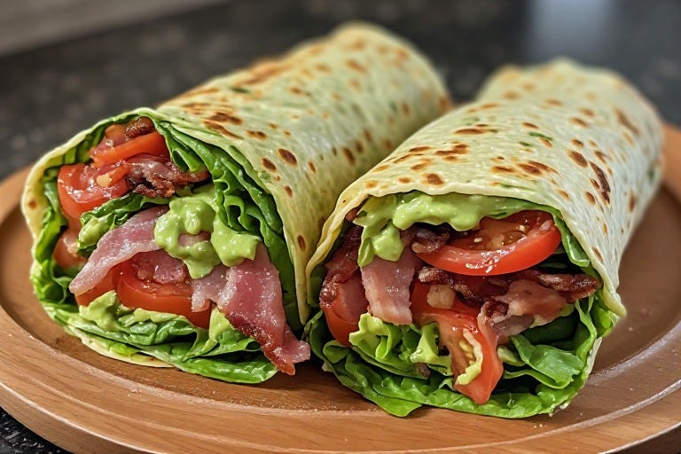 The 10-Minute Keto BLT Wrap That Banned Bread From My House!