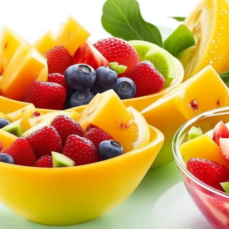 What are the differences between fresh fruits and fruit salads