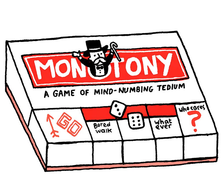 Bored Games. Mind-numbing activities for the whole… | by gemma correll ...