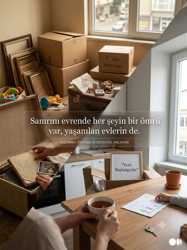 TAŞINMAK; FİZİKSEL VE DUYGUSAL ANLAMDA