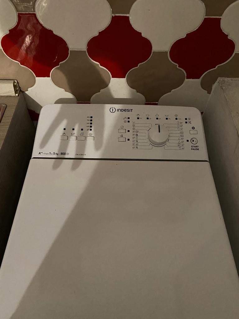 Let’s blow up the washing machine! by Francesco Tomio Living with