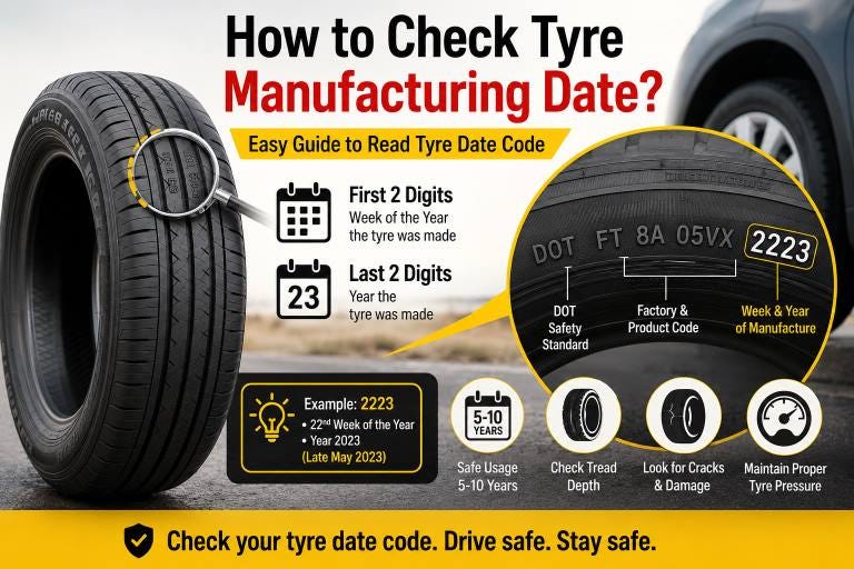 How Can I Check Tyre Manufacturing Date?
