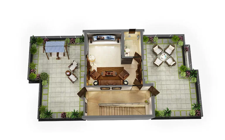 Beyond the Walls: Integrating 3D Floor Plan Design with Landscape Design Services