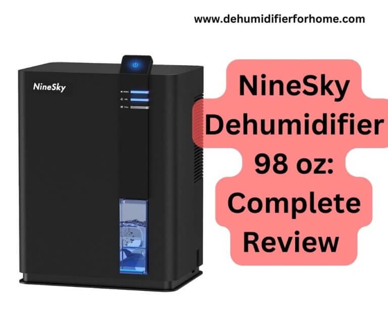 NineSky Dehumidifier 98 oz Complete Review dehumidifier for home