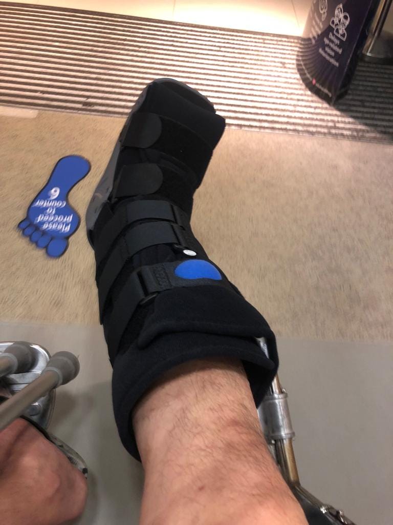 Achilles Tendon Rupture Journey: Weeks 1 to 4 | by John Ang | Medium