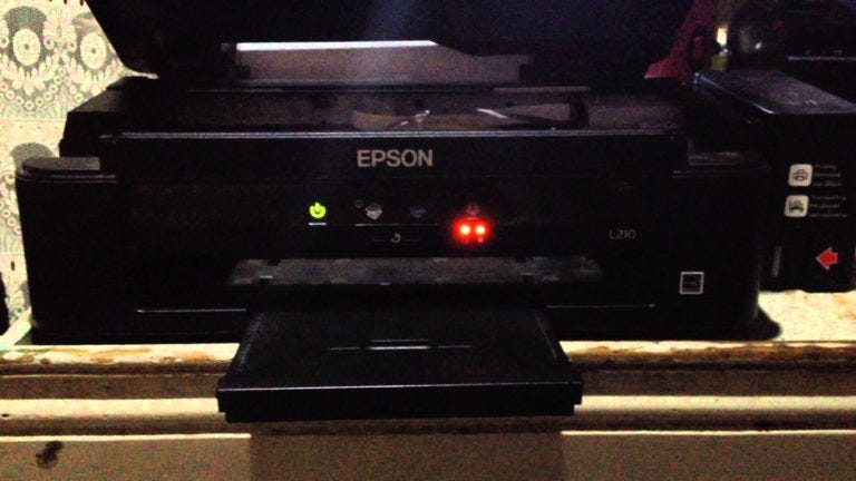 Annoyed by a Red Blinking Light in your Epson L210 Printer? Get to Know  What Does it Mean and Fix it On Your Own with Our Solutions! | by UAE  Technician AE