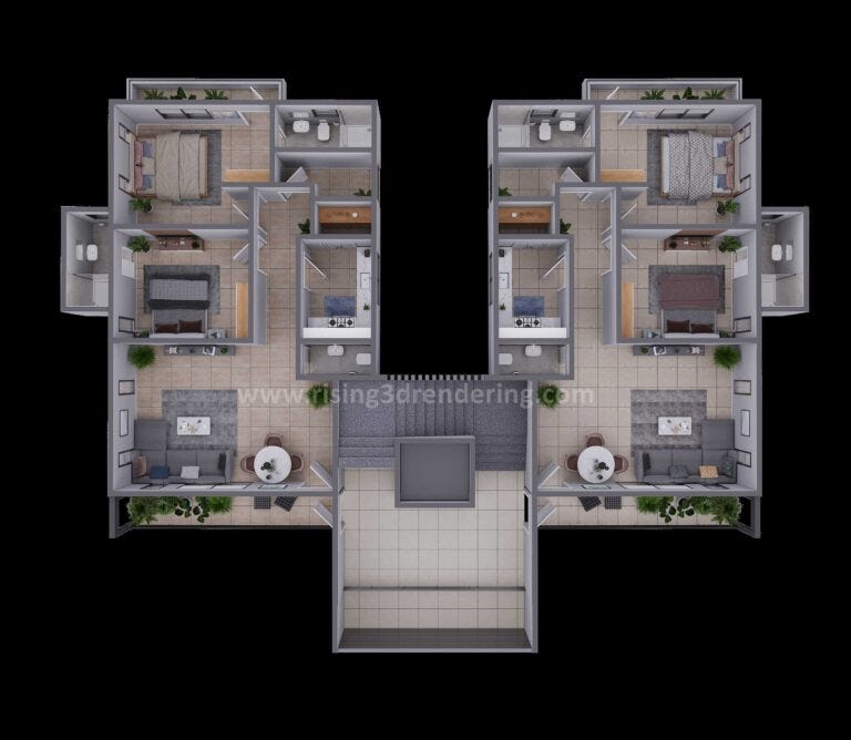 See It All at a Glance: The Clarity of a 3D Floor Plan.
