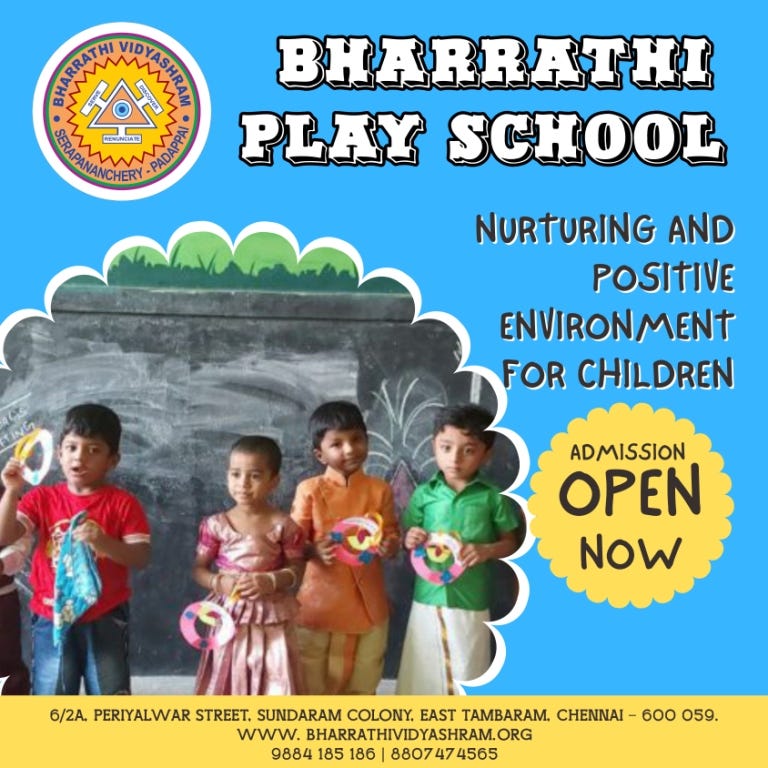 Play School In East Tambaram. About the send of message and around