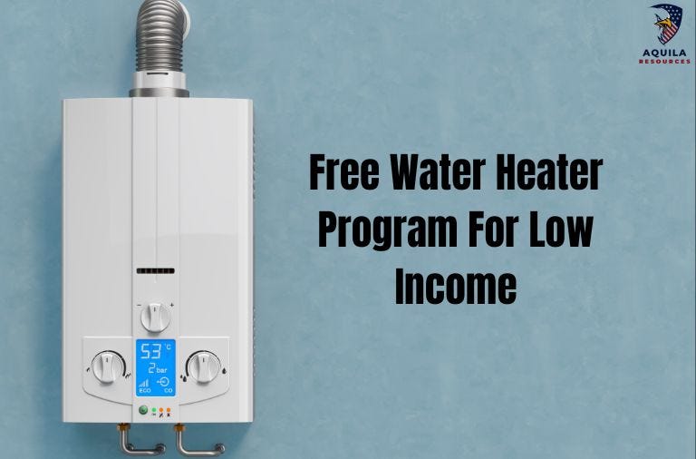 Free Water Heater Program For Low by Aquilaresources Oct
