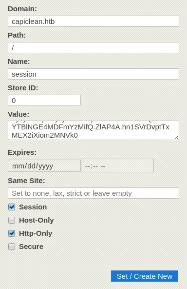 Setting the authentication cookie