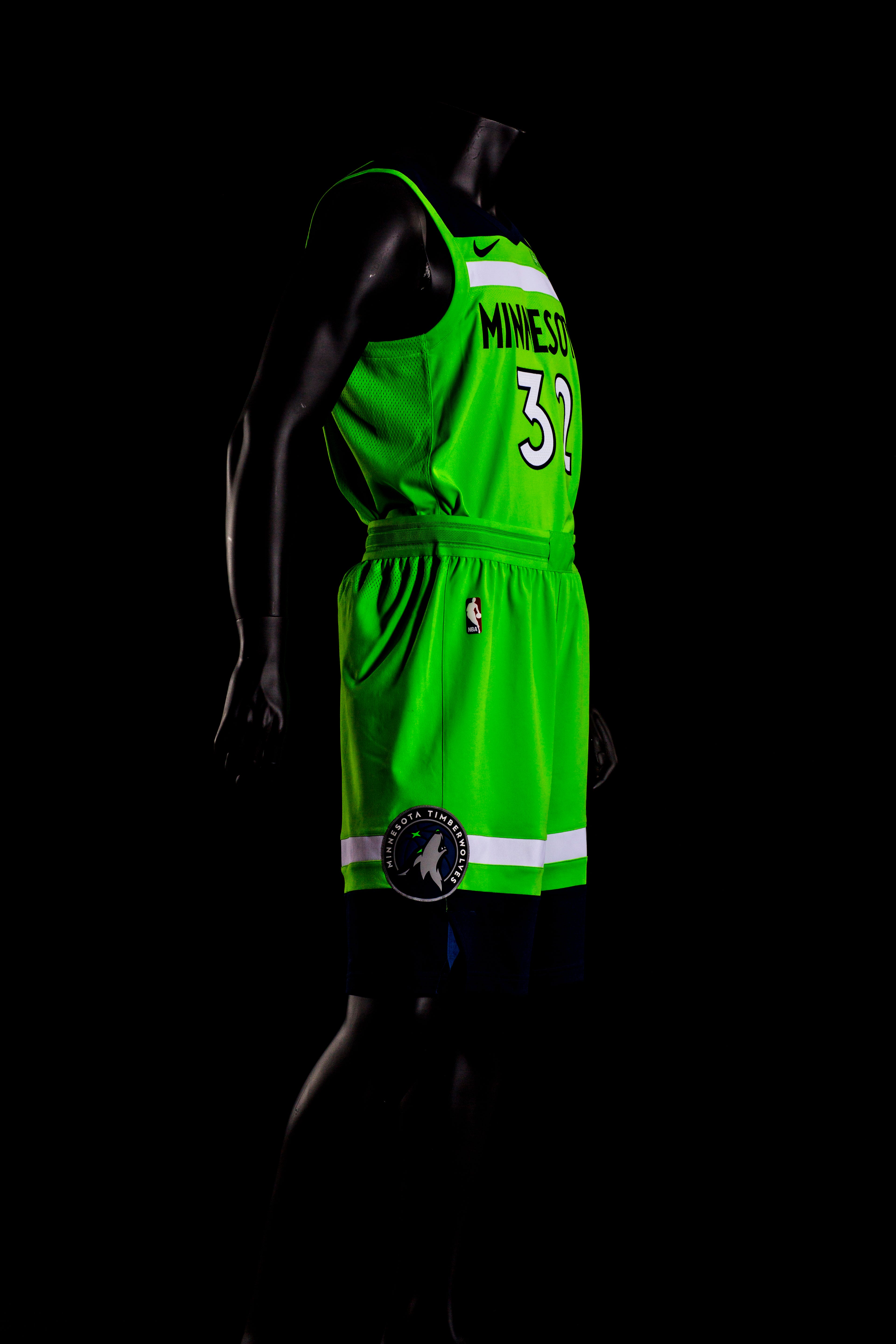 Timberwolves unveil neon green 'statement' jersey - Minneapolis