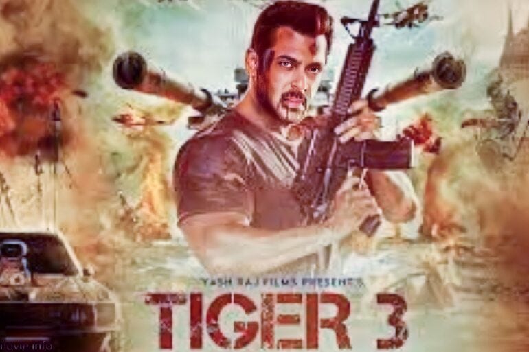 SALMAN KHAN TIGER 3 (2023) — MOVIE | CAST, REVIEWS