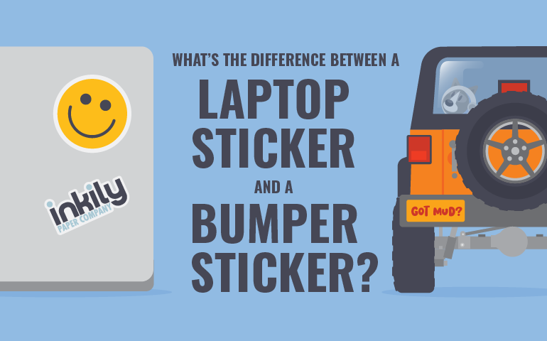 What s the Difference Between a Laptop Sticker and Bumper Sticker