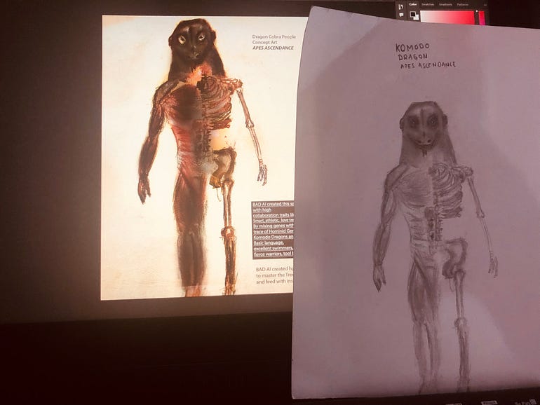Apes Ascendance concept art