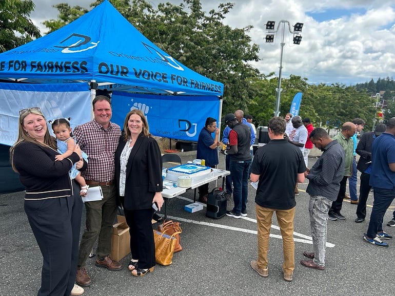 people gathered outdoors for an event