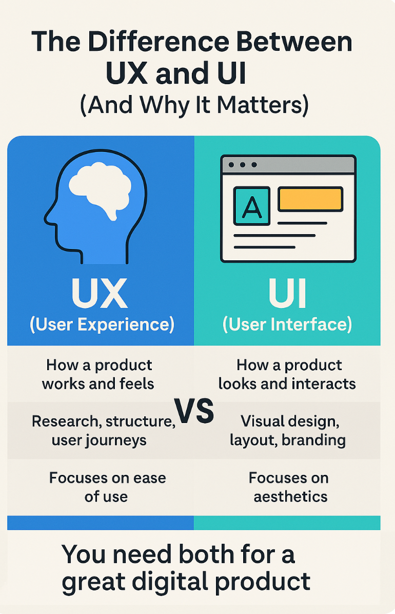 The Difference Between UX and UI (And Why It Matters) | by Manasmita ...
