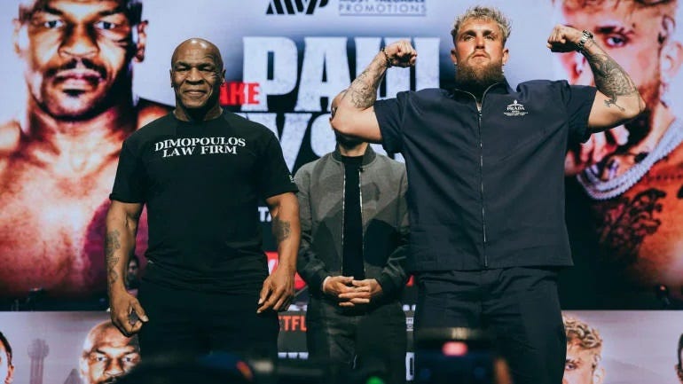 Mike tyson vs jake paul odds bet