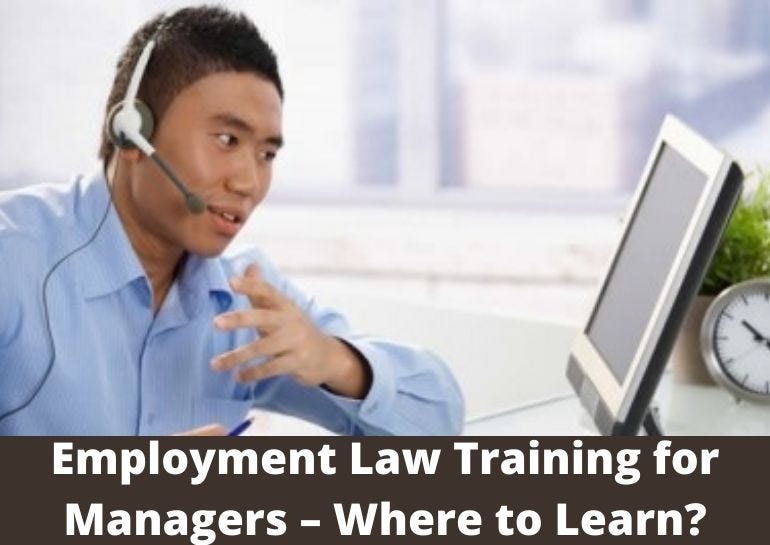 Employment Law Training for Managers — Where to Learn? | by Fair ...