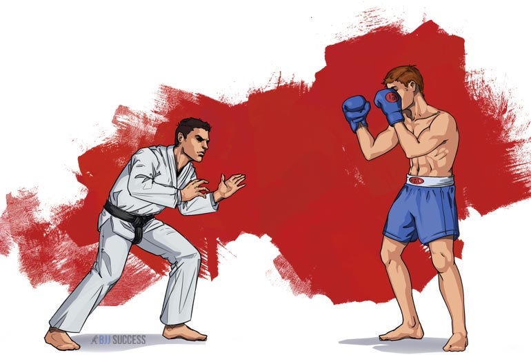 Chess vs FPS. If JiuJitsu is chess, then striking is…