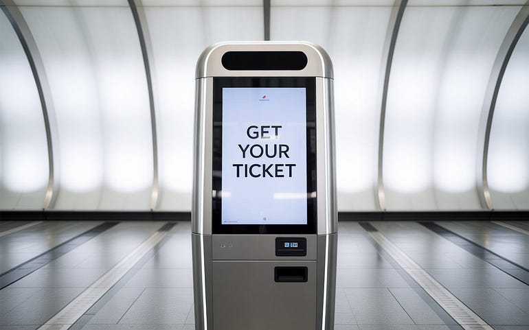 ticketing kiosks