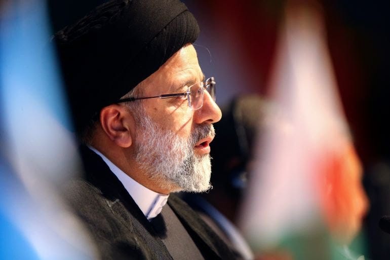 I have been following the news of Iran’s President’s helicopter crash