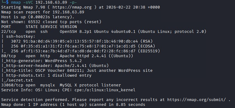 InfosecPrep Offsec PG Play Walkthrough