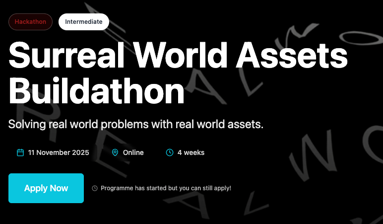 내 창작물이 온체인 자산이 되는 시대, Story x DSRV ‘Surreal World Assets Buildathon’