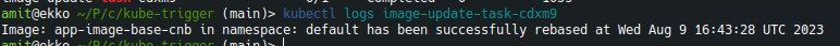 logging the rebasing even and its source
