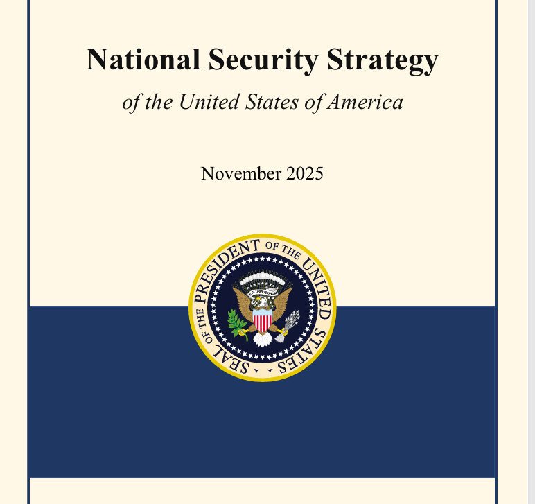 NSS: Estrategia de Seguridad Nacional de Estados Unidos 2025; Traducción al Español.