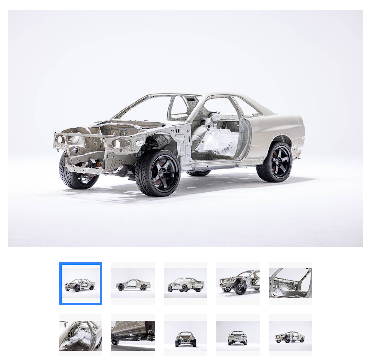 A Once-in-a-Lifetime Find: Brand-New Nissan Skyline GT-R R34 White Body for Sale in Japan