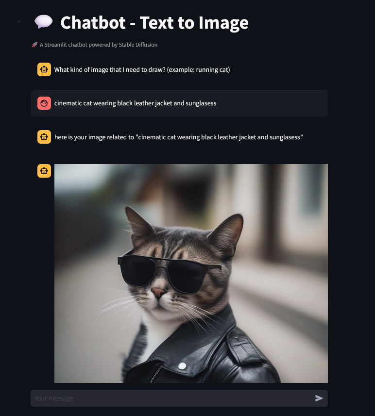 Create Chatbot Text to Image using Stable Diffusion and Streamlit | by ...