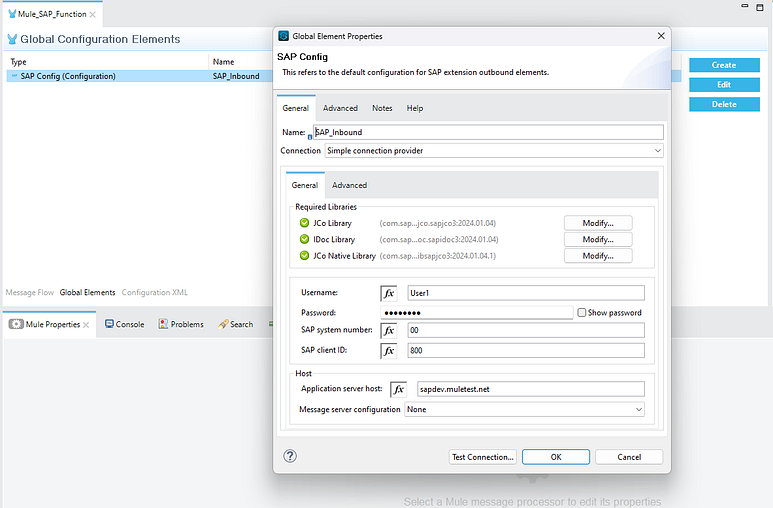 Mule 4 SAP Connector 5.9 Örnekleri