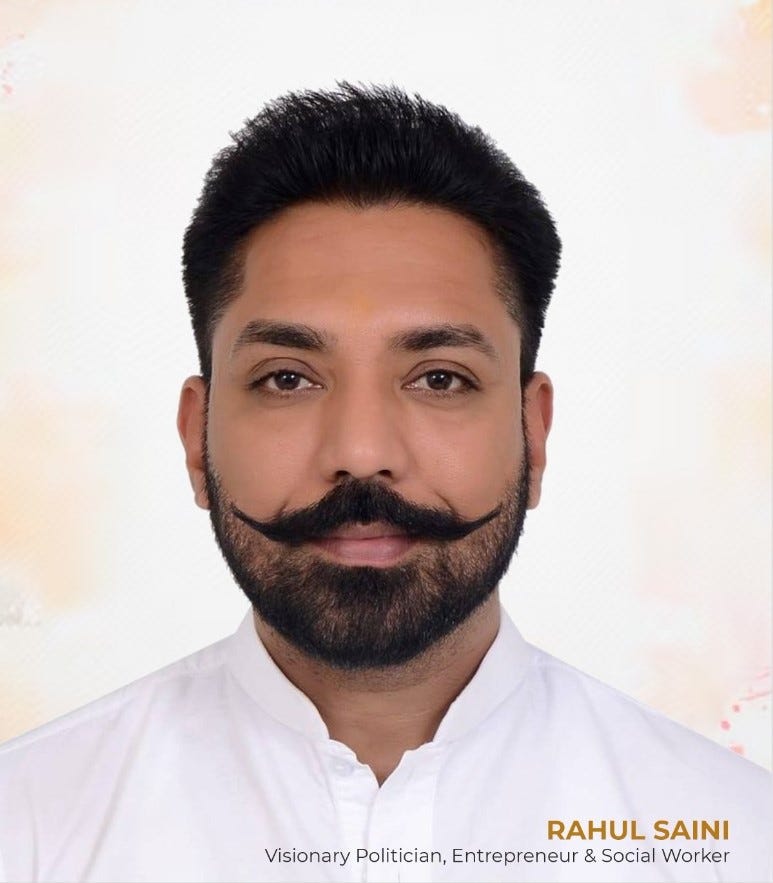 Rahul Saini Mohali Social Worker