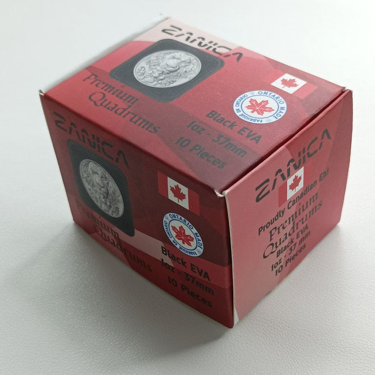 Introducing the Zanica Premium Quadrum Square Coin Display Case