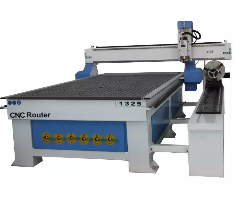 CNC Router with Rotary ST1325R. CNC Router with Rotary ST1325R by