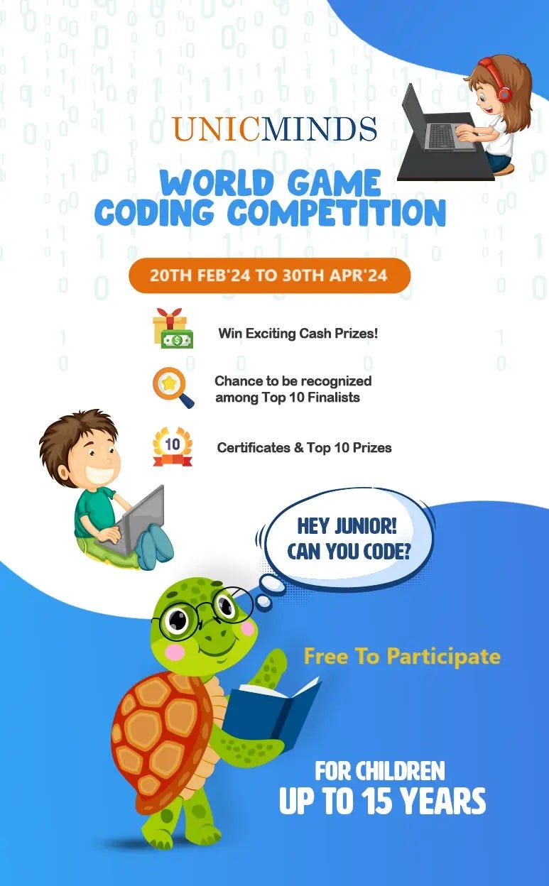 International Kids Coding Competition | Unicminds.com - unicminds - Medium