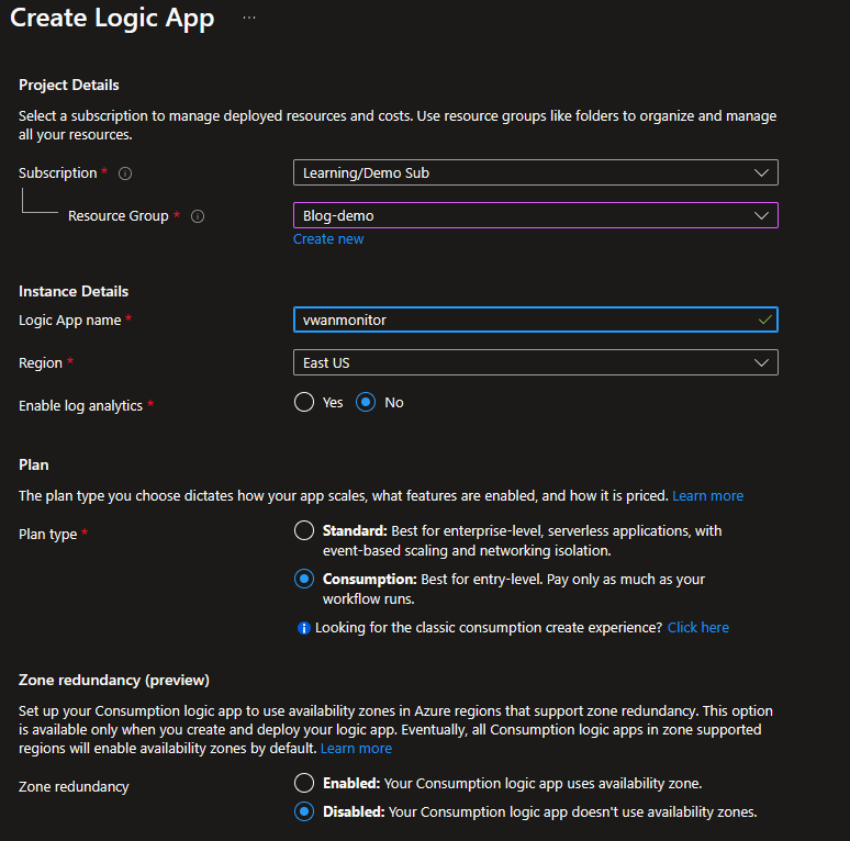 Building an Azure Logic App to send an alert when the provisioning state changes for your Azure…