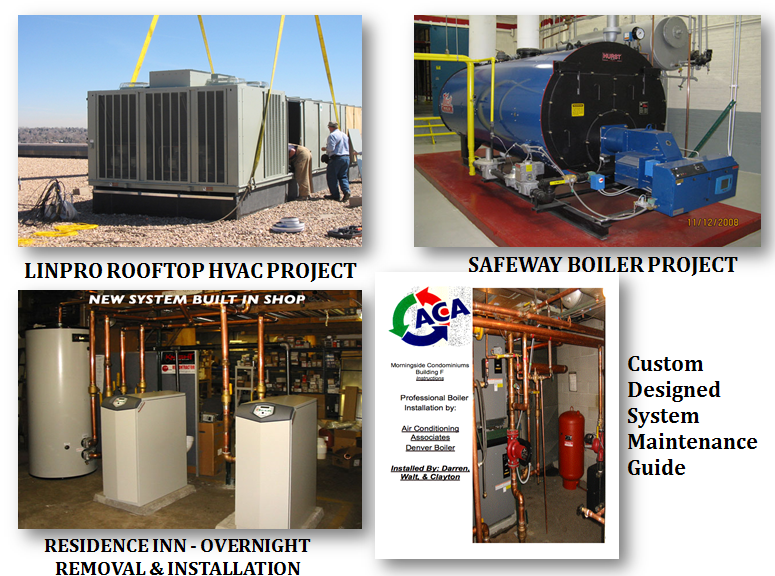 Air Conditioning Associates Denver Boiler Storage Room Installation