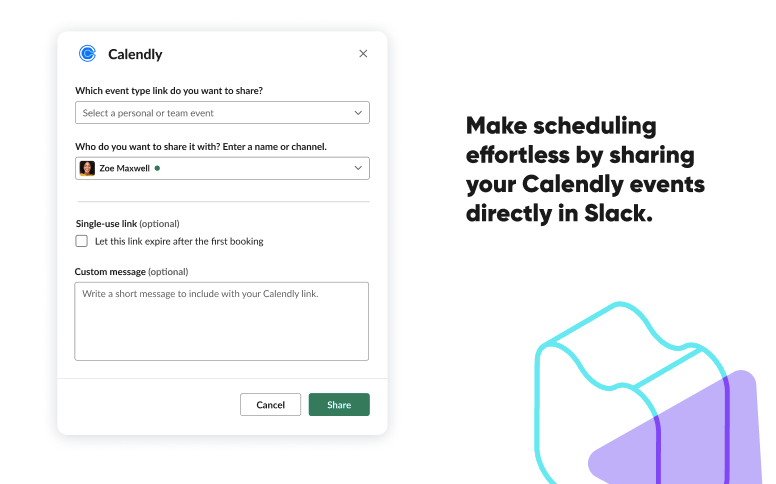 How Calendly makes scheduling smarter in Slack | Slack Platform Blog |  Slack Platform Blog