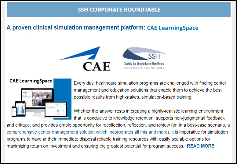 CAE LearningSpace: A Proven Solution for Sim Center Management