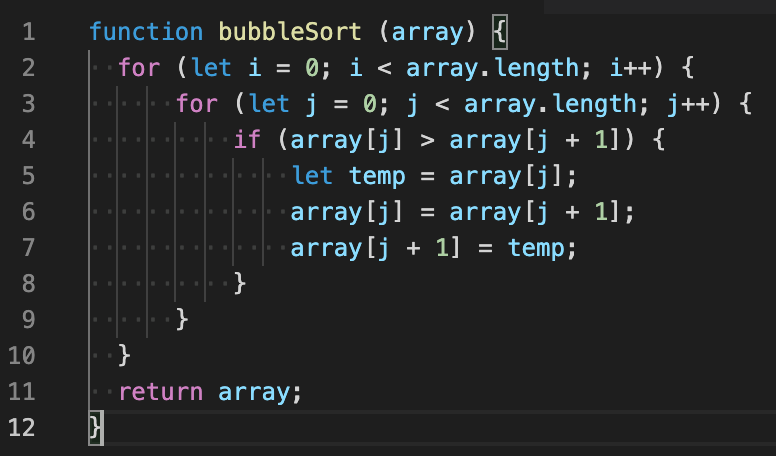 Bubble Sort for Javascript Algorithm | by Kevin Kim | Medium