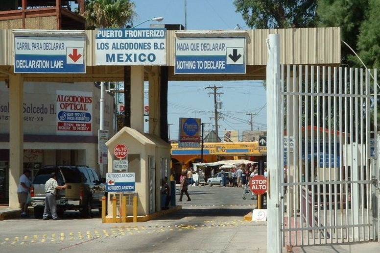 Crossing the Algodones Border Medium