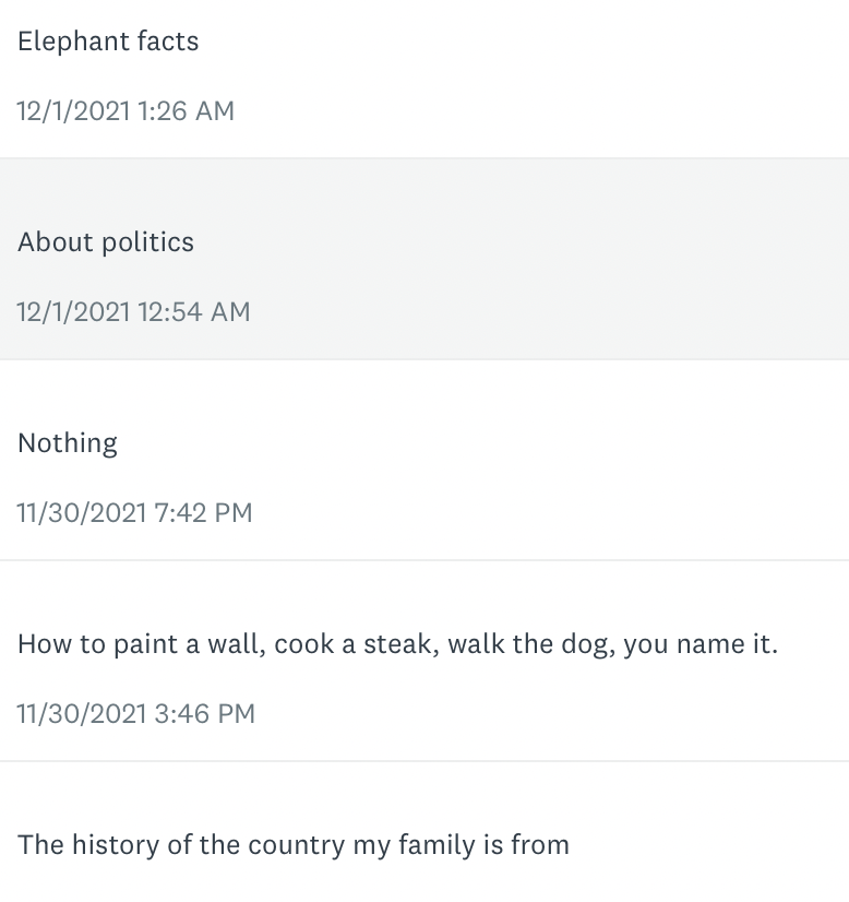 Responses #2