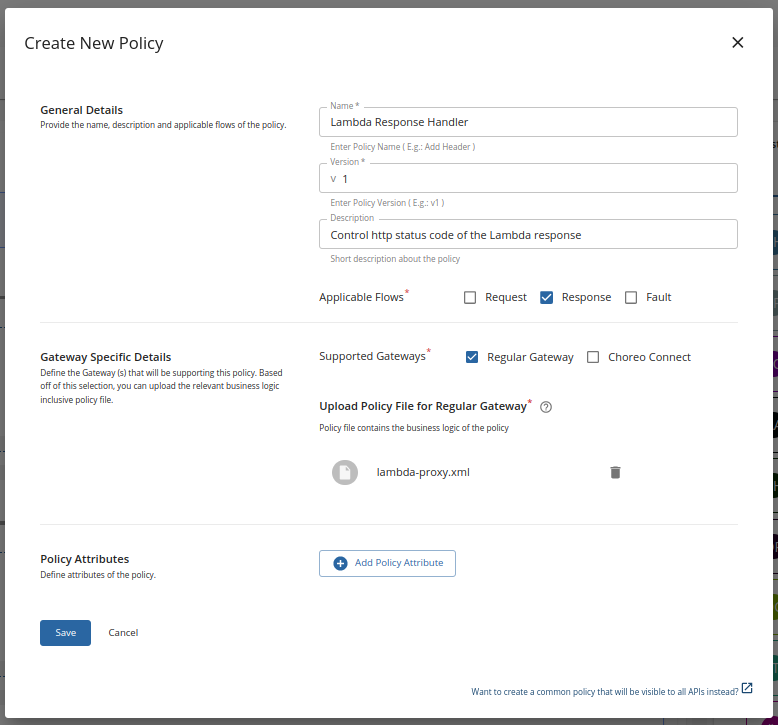 Custom mediator to handle AWS Lambda responses in WSO2 API Manager by