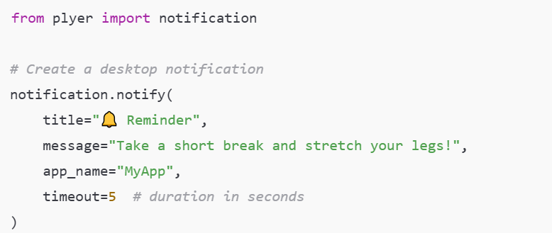 🔔 Create Desktop Notifications Using Python | by Nazish Javeed | Medium